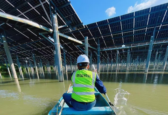 渔光互补光伏电站防雷接地检测 渔光互补光伏电站防雷接地检测